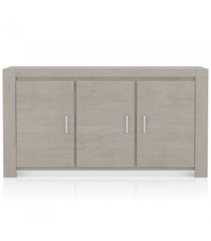 Buffet 3 Portes En Bois Taupe Acacy Decome Store