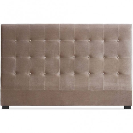Tête de lit king size capitonnée en velours Luxy - 3 coloris - 
