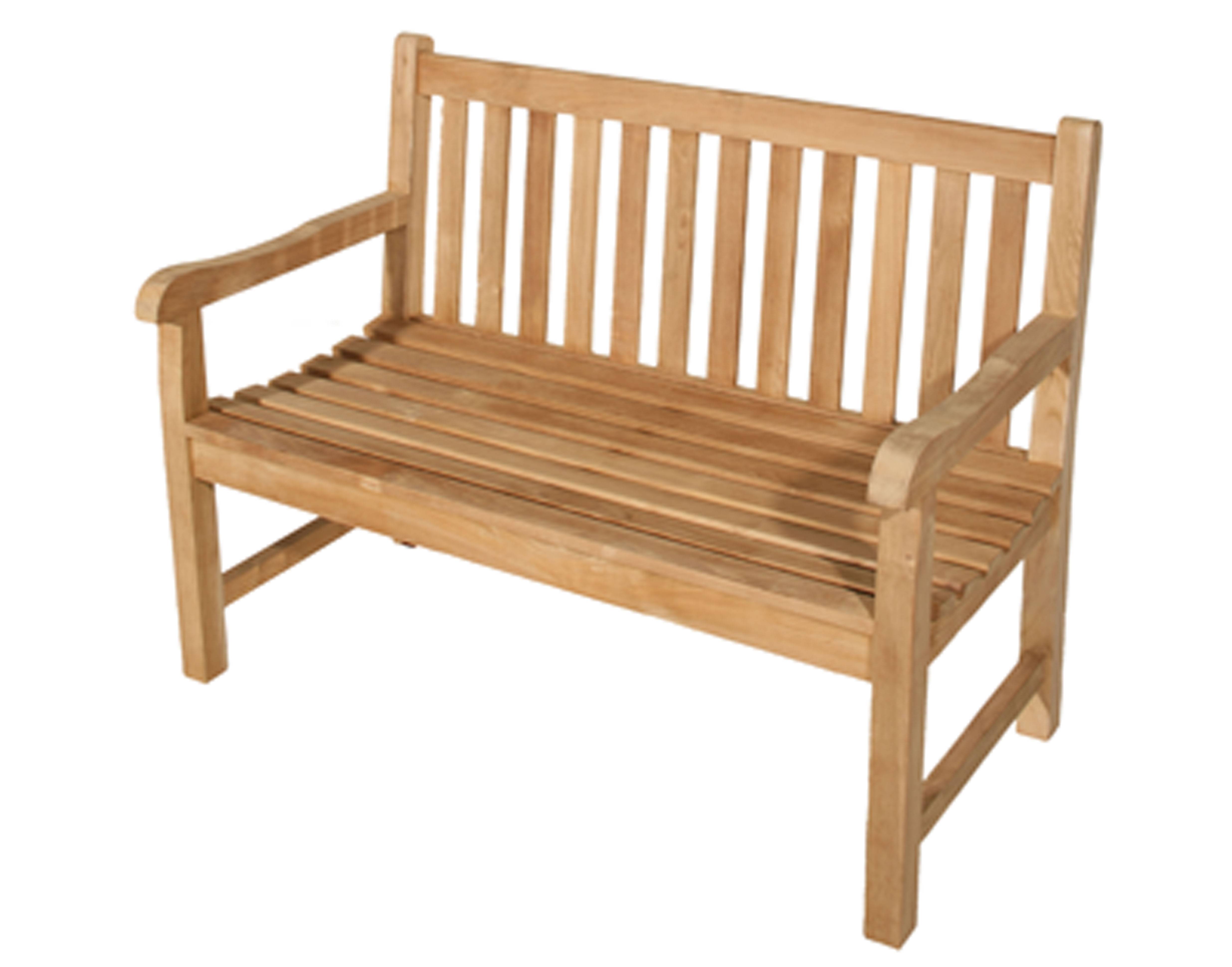 Banc De Jardin 2 Places En Bois De Teck Massif Jakarta