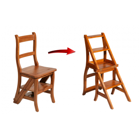 Chaise escabeau:meuble pratique et décoratif à vendre