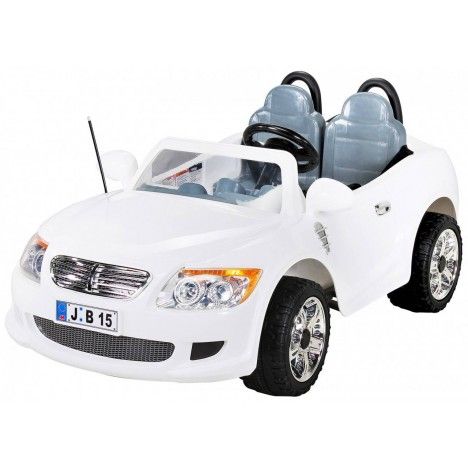 Voiture Electrique Blanche 2 Places Pour Enfant Decome Store