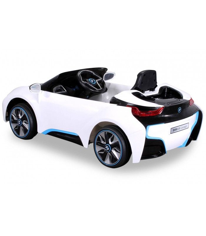 Petite Bmw I8 Electrique Blanche Pour Enfant Decome Store