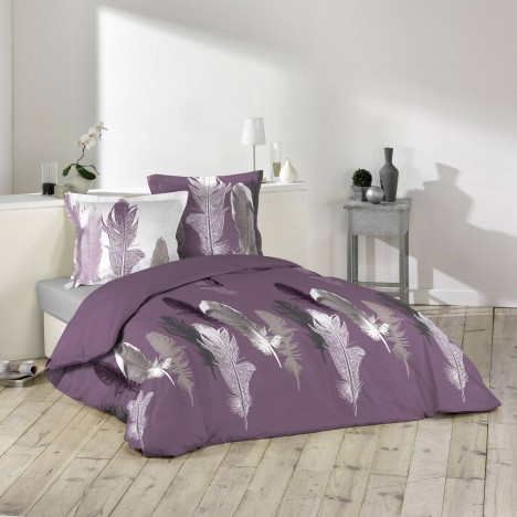 Housse de couette 200 x 200 cm Caresse plumes - Decome Store