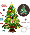 Le sapin des bambins en feutrine + guirlande LED