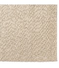 Grand tapis rectangulaire 200x290cm en laine bouclée couleur beige CANCUN