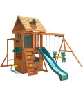 Jeux de jardin toboggan cabane et balancoires Ridgeview Kidkraft