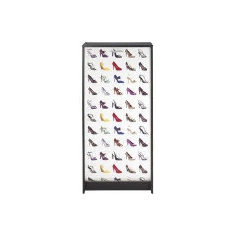 Rangement pour chaussures blanc ou noir à rideau 20 paires Chaussures -  Decome Store