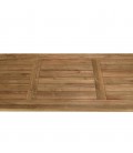 Grande table de jardin 300cm rectangle en bois de teck massif KODY