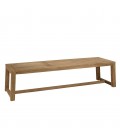 Grande table de jardin 300cm rectangle en bois de teck massif KODY