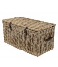 Coffre de rangement rotin kubu naturel 100cm CREAM