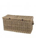 Coffre de rangement rotin kubu naturel 100cm CREAM