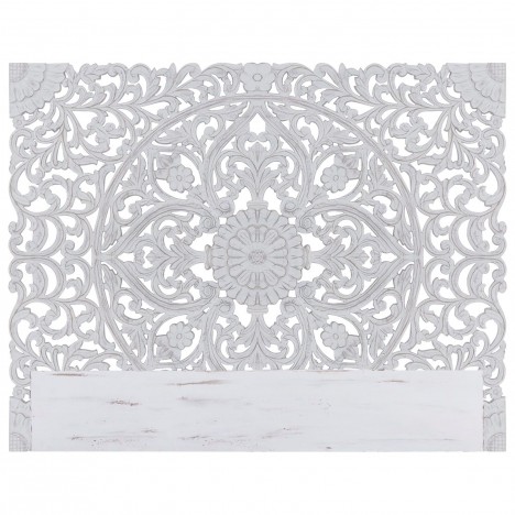 Tête de lit en bois blanc gris ou marron 180 cm CONCORDIA 