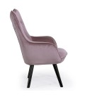 Fauteuil de style danois en tissu et pieds chene clair - 5 coloris - 