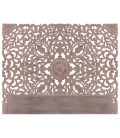 Tête de lit en bois blanc gris ou marron 180 cm CONCORDIA 