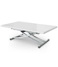 Table basse laquée relevable et dépliable Carreraia XL - 9 coloris - 