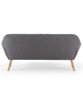 Canapé scandinave 3 places en tissu beige ZANE