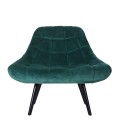 Fauteuil velours vert DANIA - 