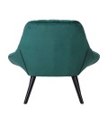 Fauteuil velours vert DANIA - 