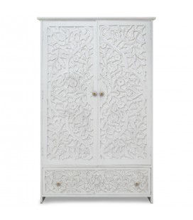 Armoire bois blanc Asuncion