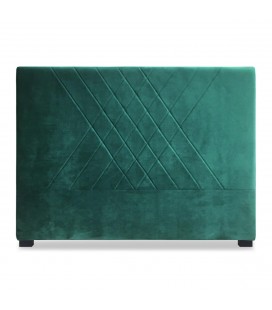 Tête de lit 160cm velours vert Boston