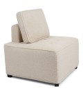 Fauteuil modulable à combiner tissu bouclette beige Finn - 