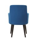 Lot de 2 fauteuils velours bleu Freesia - 