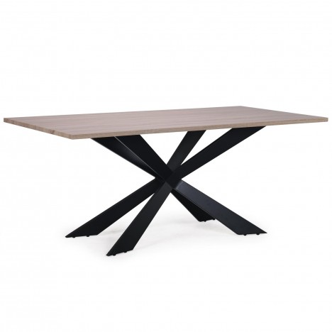 Table chêne clair Iris - 