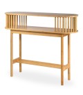 Console moderne à barreaux l100cm bambou Juan - 