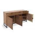 Buffet 3 portes et 3 tiroirs bois chêne clair Lavender - 