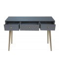 Console 3 tiroirs gris Mulroy - 