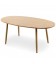 Table ovale scandinave chêne clair Orchy - 