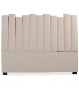 Tête de lit 160 cm tissu beige Phoenix