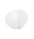 Set de 2 tables basses design blanc mat Stefano - 