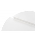 Set de 2 tables basses design blanc mat Stefano - 