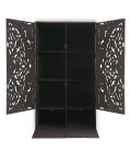 Armoire sculptée style oriental l87xh160cm bois bronze Vittoria - 