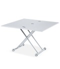 Table basse laquée relevable et dépliable en aluminim Carreraia - 9 coloris - 