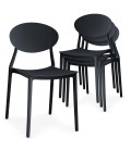 Lot de 20 chaises empilables