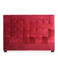 Tête de lit 160cm velours rouge Luxy - 