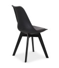 Lot de 2 chaises noir Janala - 