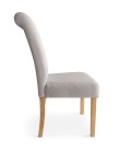 Lot de 2 chaises tissu beige Adam - 