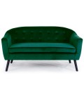 Canapé 3 places scandinave velours vert Fidely - 