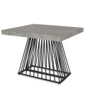 Table extensible effet béton Solixa - 