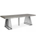 Table extensible effet béton Solixa - 