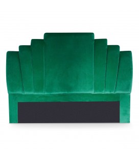 Tête de lit 160 cm velours vert Madison