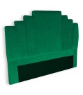 Tête de lit 160 cm velours vert Madison - 