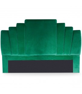 Tête de lit 180 cm velours vert Madison