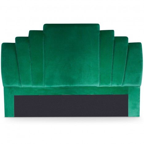 Tête de lit 180 cm velours vert Madison - 