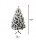 Sapin de Noël canadien artificiel 120 cm anti-feu NF