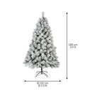 Sapin de Noël canadien artificiel 120 cm anti-feu NF