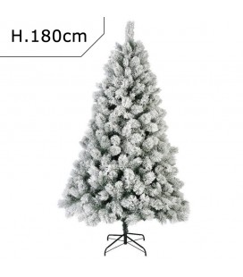 Sapin de Noël artificiel enneigé 180 cm SIBERIA